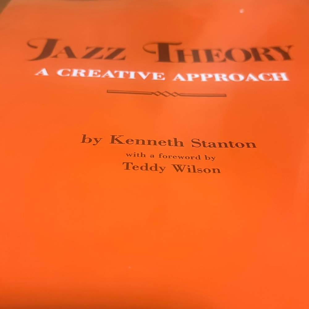 Jazz Theory Book in Vibrant Orange